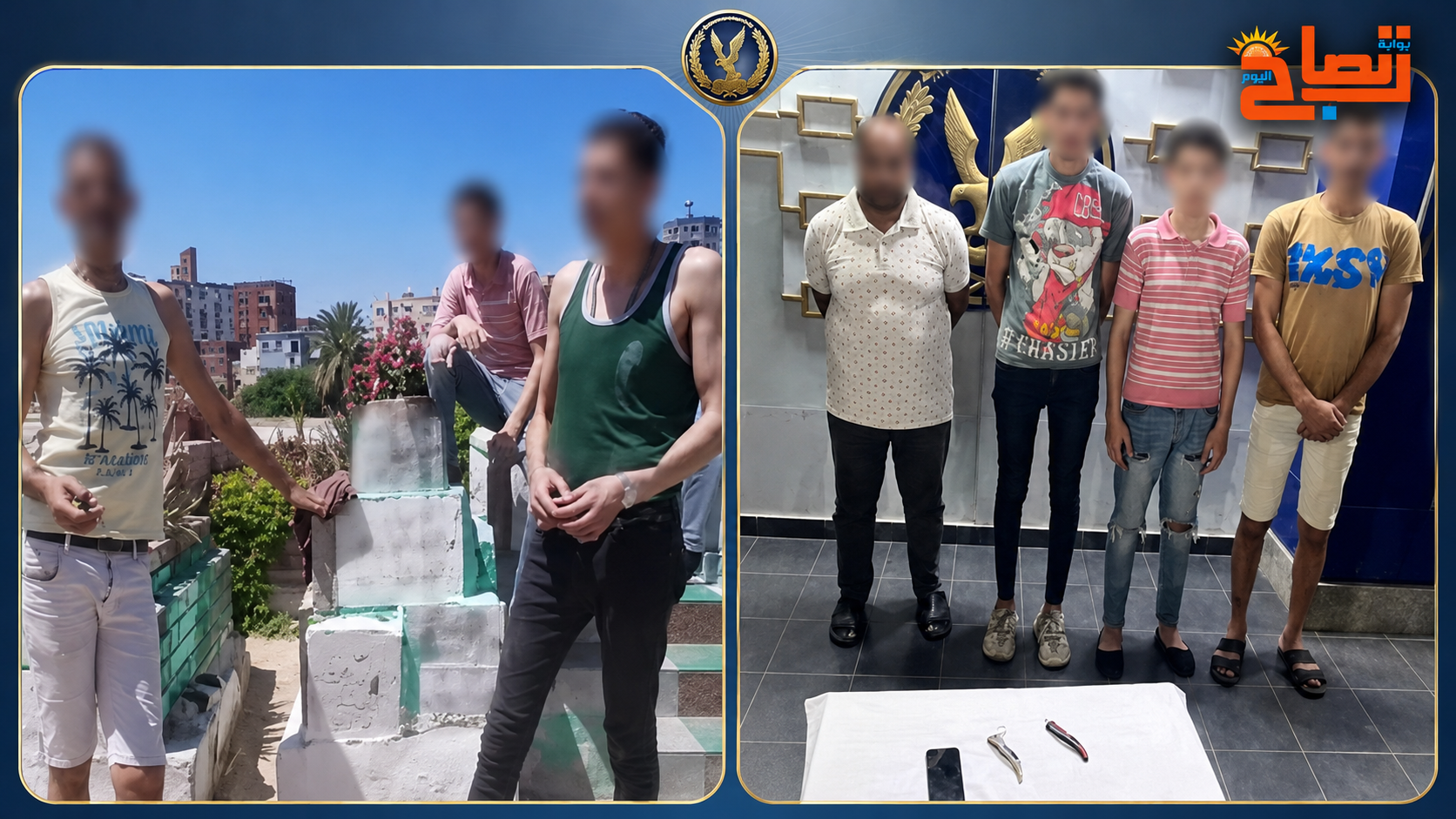شاهد بالفيديو.. بلطجة أمام المقابر في الإسكندرية